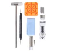 Focket Kit de Eliminación de Eslabones de Reloj, 27 Piezas de Herramientas de Plástico Metálico, Kit de Reparación de Relojes de Ajuste Preciso, de Herramientas de Correa de Reloj con Barras de