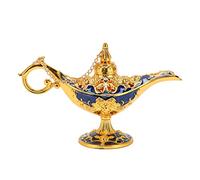 Focket Lámpara , Lámpara Genio Vintage en Relieve 3D, Mágica con Aleación de Zinc Superior Desmontable para Decoración del Hogar, Boda, Fiesta, Fotografía, Mascarada, Halloween, Navidad, Cumpleaños