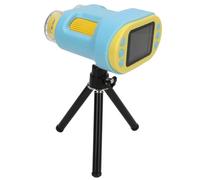 Focket Microscopio para Niños, Lente Dual 1000X Zoom Digital 1080P HD Mini Microscopio Recargable para Niños Portátil con Trípode 6 Diapositivas de Muestras para Estudiantes Adultos Educación (Blue)