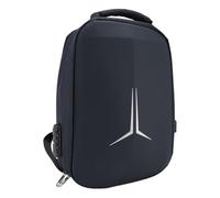 Focket Mini Estuche de Viaje, Diseño Liviano Impermeable con Puerto de Carga USB Mochila, Bolsa de Almacenamiento para Fuente de Alimentación de Enrutador de Platos y Accesorios en RV Camping (Blue)
