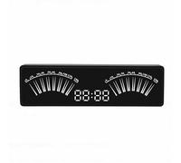 Focket Pantalla de Espectro de Música LED, Analizador de Espectro de Audio Controlado por Voz de 20 Hz-25 KHz, Visualizador de Audio de Recogida Activada por Sonido, Luz de Ritmo