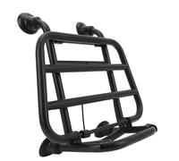 Focket Pastilla de Equipaje Delantero de Motocicleta, Soporte del Soporte de Carga Delantero de Hierro con Estante de Extensión para Primavera 150 Sprint 150 Todos los Años (Black)