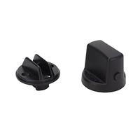 Focket Perilla de Llave de Encendido Push Turn Switch y Juego de Inserción de Repuesto, Perilla de Encendido sin Llave para Push Turn Key Start Switch Knob Cap, 4408A167 Botón