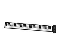 Focket Piano Enrollable, 88 Claves con 128 Tonos 128 Ritmos Ritmos Teclado Plegable de Silicona para Educación Musical Portátil con Función de Acordes de Altavoces