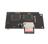 Focket Placa de Unidad óptica, V5.15b Placa de Simulación de Unidad de Rendimiento Estable de Lectura Rápida, Unidades de Tarjeta de Memoria con Tarjeta de Almacenamiento de 32 GB Dos Disipadores de