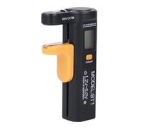 Focket Probador de Baterías, Pantalla Digital LCD con Verificador de Voltaje para AAA C D 9V Botón Celda 1.2V-5.0V, Medidor de Monitor de Potencia de Nivel de Vida útil Universal de la Batería