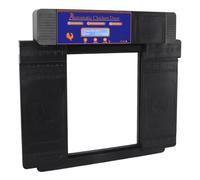 Focket Puerta Automática para Gallinero, Temporizador y Modo Manual Abridor Automático de Puerta para Pollo, Automática para Gallinero con Seguridad con Detección Táctil IP45, Pantalla LED (Black)