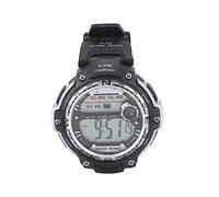 Focket Reloj Deportivo Digital para Hombre, Reloj de Pulsera Deportivo Impermeable multifunción WR50M, Doble Pantalla, Alarma, 12H/24H, cronómetro, Calendario, Reloj Luminoso para Chicos (Plata)