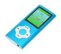 Focket Reproductor MP3 con Bluetooth, 1.8 Reproductor de Música HiFi Portátil LCD Digital Reproductor de Música sin Pérdidas con Radio FM, Grabadora, Ebook, Soporta hasta 64GB (Cielo Azul)