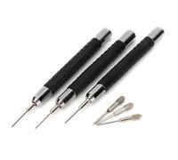 Focket RETRAJE Herramienta de Remover de Enlace de Banda Duración de Metal Ligero -Pin -Pin Punch para un Pasador de Banda de Reloj Fácil Eliminado Pack 3pcs