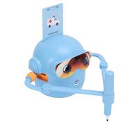 Focket Robot de Dibujo para Niños, Máquina de Dibujo Educativa Interactiva, Juguete de Aprendizaje de Pintura Montessori con 100 Tarjetas de Palabras de Aprendizaje, para Niños (Cielo Azul)