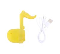 Focket Sintetizador, Instrumento Musical Electrónico Recargable con Forma de Renacuajo, Mini Sintetizador con Diseño Portátil para Niños, Adolescentes y Adultos (Yellow)