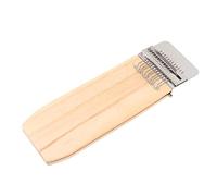 Focket Telar Pequeño, Fácil de Usar, 12 Ganchos, Gancho de Metal, Tablero de Madera de Pino, Telar para Zurcir, Kit de Tejido con Bandas de Goma Duraderas para Jeans, Calcetines y Reparación de Ropa