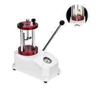 Focket Ver Probador a Prueba de Agua, 6N 10 Bar Reloj Detector a Prueba de Agua Herramienta de medición 2 Relojes Caso Resistencia Presión Máquina de Prueba con Cilindro Transparente para relojero