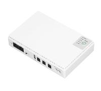Fockety 1036P 36W 10400mah de Alimentación Ininterrumpida para DC 5V 9V 12V, Mini UPS Batería de Respaldo para Casa Router Monitor Uso de Emergencia, Teléfono (Enchufe Europeo de