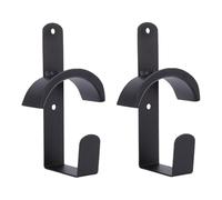 Fockety 2 Soportes para Bridas de Caballo, Soporte de Pared para sillín, Soporte de Brida de Metal con Gancho, Tornillo, Soporte de Metal para Cuarto de aperos, establo de Caballos