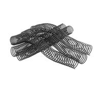 Fockety 20pcs Bobinas de Unión de Plástico en Espiral, 32 Mm de Diámetro 48 Dientes 4: 1 Capacidad de Lámina de 280 Hojas, con Volteo de Página de 360 grados, para Documentos de