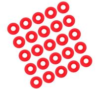 Fockety 25 Juntas Grolsch de Silicona Rojas, Sellos de Larga Duración para Botellas de Cerveza Caseras, Adecuadas para Entusiastas de la Elaboración de Cerveza y Fabricantes de Casera