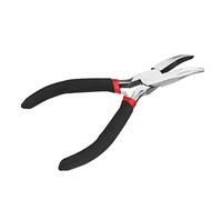 Fockety 3Color Professional para el Kit de Extensión de Cabello que Tire de la Aguja de Aguja para Estilistas de Salón Negros 500pcs Micro Anillos (BLACK)