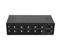 Fockety 5 Puerto XLR Sitchante Equilibrado, 5 en 1 out Speroeo Audible Splitter Supere Sound Splitter Switcher Estéreo para Audiófilos de Configuración en Vivo de Studio Live