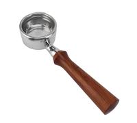 Fockety 58mm sin Fondo Portafiltro para Gaggia, 2 Orejas de Acero Inoxidable Desnudo sin Fondo Portafiltro con Cesta de Filtro, se Adapta a Gaggia Classic Evolution Espresso Deluxe Más