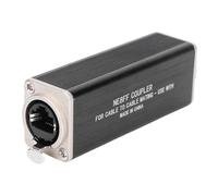 Fockety Acoplador RJ45, Conector Extensor Ethernet a Prueba de Agua IP68 Hembra a Hembra para Cable LAN Cat5e Cat6 Cat7 8, con Conector de Cobre Chapado en Oro, Mecanismo de Bloqueo