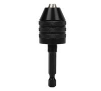 Fockety Adaptador de Portabrocas, Convertidor de Adaptador de Broca de 0,6-8 Mm para Molino Eléctrico de 3 Mordazas Portabrocas sin Llave Vástago Hexagonal de 1/4 Adaptador de