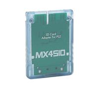 Fockety Adaptador de Tarjeta de Almacenamiento MX4SIO SIO2SD para, Adaptador de Lector de Tarjetas Estables, Aplicable para OPL, Hecho de Material ABS (Azul Transparente)