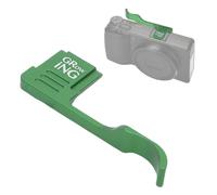 Fockety Agarre de Pulgar para Cámara, Agarre de Pulgar Antideslizante con Tapa de Zapata para Cámara GR III GRIIIX Soporte de Pulgar de Aleación de Aluminio para Cámara para Fácil (Green)