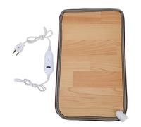 Fockety Alfombrilla Calefactora Eléctrica, Almohadilla Calefactora de Cristal de Carbono para Pies con Parte Inferior de Goma Antideslizante, Material de Suelo de PVC Ignífugo (30*50 Enchufe de la UE)