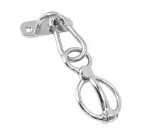 Fockety Anillo de Corbata de Caballos con Pernos de Ojos, Anillo de Corbata de Acero Inoxidable de Servicio Pesado para los Caballos Evita Que los Caballos se retiren, Suministros de