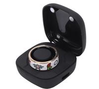 Fockety Anillo Inteligente, Resistente al Agua IP68, Monitor de Actividad física con Seguimiento del sueño, Contador de Pasos, frecuencia cardíaca y (Tamaño 9 (ID 18,9 mm/0,74 pulg. C 59,5 mm/2,34)