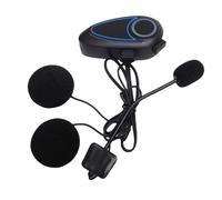 Fockety Auriculares Bluetooth para Motocicleta, IP65 a Prueba de Agua Cancelación de Ruido Bluetooth 5 4 40 Horas de Batería Casco de Motocicleta, de Comunicación con Respuesta Automática para