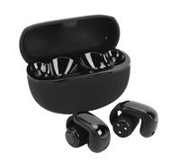 Fockety Auriculares con Clip, Auriculares inalámbricos Bluetooth 5.3 con Sonido equilibrado de Triple frecuencia, Almohadillas de Silicona Suave para un Ajuste Seguro y Estable, (Black)