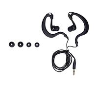 Fockety Auriculares Impermeables de Conducción ósea para Estilos de Vida Activos con Tapones para los Oídos de Repuesto para Nadar, Correr, Surfear (Black)