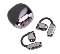 Fockety Auriculares inalámbricos Bluetooth con Clip Abierto y reducción Activa de Ruido, con traducción de IA en Tiempo Real, Ideal para Viajes, Negocios, reuniones y Aprendizaje. (Black)