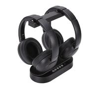 Fockety Auriculares Inalámbricos para Ver Televisión, Bluetooth V5.4 Voz Clara Baja Latencia Estéreo HiFi Cómodos Auriculares Inalámbricos Duales para TV con Base de Carga del