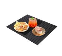 Fockety Bandeja para reposabrazos de sofá, Bandeja Plegable de Silicona Antideslizante, portavasos, Mesa portátil para sofá, Bandeja para Comer, Beber, refrigerios, Control Remoto y (Black)