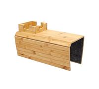 Fockety Bandeja Portavasos para sofá, Bandeja Antideslizante Antiderrames para Brazo de sofá, Portátil para Apoyabrazos de, Mesa para Control Remoto, Refrigerios, Teléfono, (Un Tipo 41,2X33,5 cm)