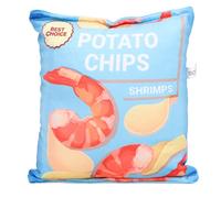 Fockety Bolsa de Patatas Fritas Juguete Divertido para Perros, Rompecabezas Interactivo Resistente a Desgarros Resistente a Mordeduras Chirriante 17x15 Cm Patatas Fritas Juguete de