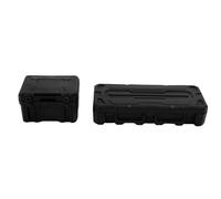 Fockety Bolsa para coche RC, maletín protector multibolsillos para herramientas y accesorios, maleta de simulación para coche RC, bolsa de almacenamiento decorativa para coches RC, Rock (BLACK)