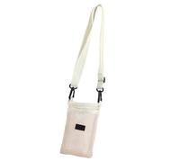 Fockety Bolsa Portadora de Botellas de Agua, Correa de Hombro Ajustable Ligera con Cinta de Malla de Malla con Bolsillo Lateral para Tarjetas de Llaves de Teléfono, para Caminar para (Beige)
