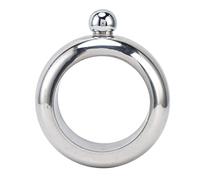 Fockety Brazalete de Petaca de Acero Inoxidable, Duradera, Oculta, para Fiestas Sorpresa, Pulsera de Petaca de Acero Inoxidable para Beber con Embudo para Asistentes a la Fiesta