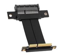 Fockety Cable de Extensión PCIe 4.0 X4 Compatible con PCIe 3.0, 2.0, 1.0, Cable Elevador Macho a Hembra de Alta Velocidad para M.2, WiFi, Firewire, USB, Tarjeta de Sonido B (5 cm)
