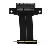 Fockety Cable de Extensión PCIe 4.0 X4 Compatible con PCIe 3.0, 2.0, 1.0, Cable Elevador Macho a Hembra de Alta Velocidad para M.2, WiFi, Firewire, USB, Tarjeta de Sonido B (10)