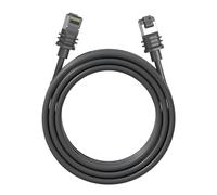 Fockety Cable Estándar Gen 3, 6 Pies/2 M 2000 Mbps Cable Estándar V3 de Repuesto para Starlink, Impermeable Rectangular Satélite Gen 3 Extensión de Cable Starlink