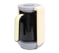 Fockety cafeteraa Turca, cafeteraa Eléctrica de 400 W con Función de Aislamiento y Diseño Auténtico, Griega para Viajes en Casa, Oficina, preparaa café y té Turco (YELLOW)