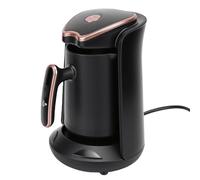 Fockety cafeteraa Turca Eléctrica, cafeteraa Portátil de 600 W con Funciones de Preparación y Calentamiento, para café Turco Griego Armenio, Viajes, Camping, Oficina, Hogar (Enchufe europeo 220V)