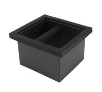 Fockety CAJA DE GOLPEO PARA CAFÉ, CAUCO DE ACERO PTFE BAJO RUIDO DESERO SIN FONDO CAJA DE GOLPEO PARA DESPRESSO VARILLA DE CAUCO DESMONTABLE DE RESIDUOS DE SIN FONDO