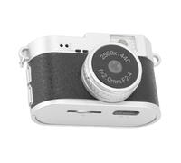 Fockety Cámara de Llavero HD 2K, Grabadora de Vídeo Digital Portátil con Lente Ultra HD 1080P con Pantalla a Color de 1,47 Pulgadas y Carga Tipo C, para Viajes, Estudio y Grabación de (Black)